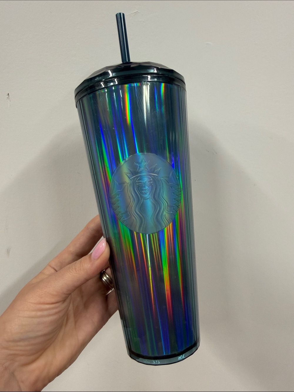 Starbucks 24oz Ocean Kaleidoscope Dome Cold Drink Venti Tumbler - Picture 1 of 4